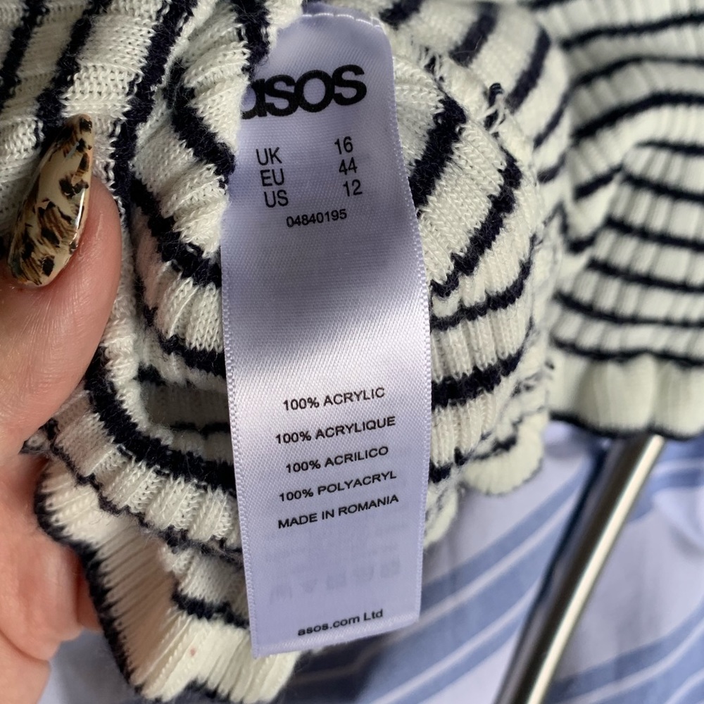 ASOS Ribbed Stripe Sweater - Picture 4 of 4